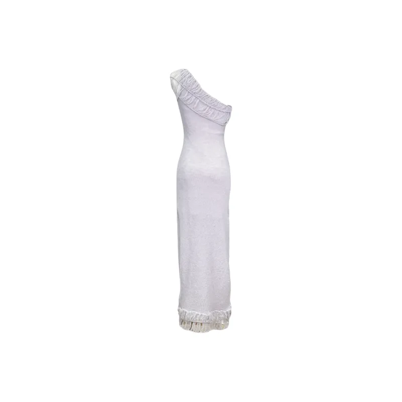 Udon House Sleeveless Dress Women's Purple-1
