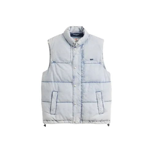 Levis Vests Men Light Blue