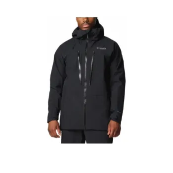 Columbia Platinum Peak Waterproof And Breathable Windbreaker Jacket Men's Black