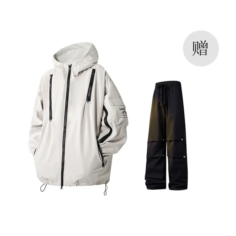 Lafetto Waterproof And Windproof Windbreaker Jacket Unisex-8
