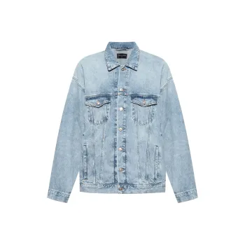 Balenciaga Vintage Effect Denim Jacket