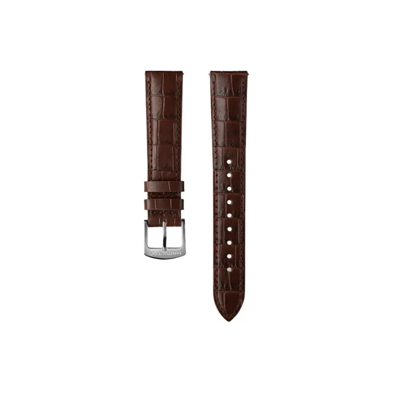 HAMILTON Watch Band Hamilton Compatibility Genuine Leather Material-4