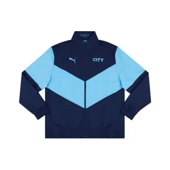 PUMA FIRST MILE 2021 22 Manchester City Jacket Unisex Blue