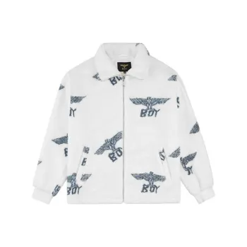 Boy London Velvet Jackets Unisex Ecru