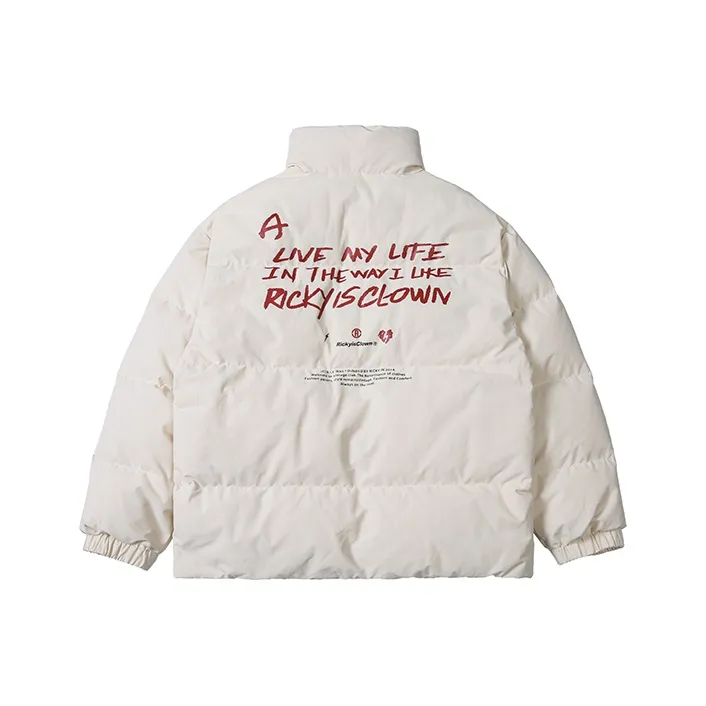 RickyisClown Vinyl Record Pattern Unisex Quilted Jacket-5