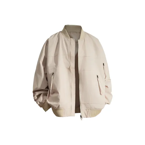 ZMOH Baseball Collar Jacket Unisex Couple's