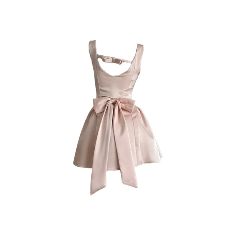 Mu Xiao Xin Slip Dress Women's Pink-1