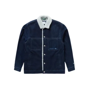 LACOSTE Jackets & Coats Men's Marine Blue