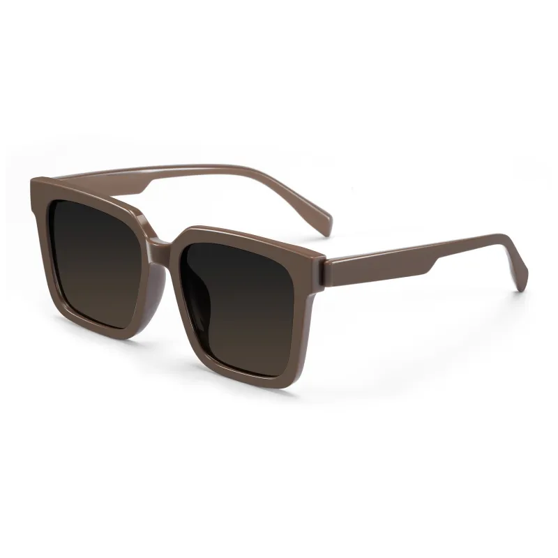 Wood Premium TR/Memory Plastic Square Sunglasses Unisex-6