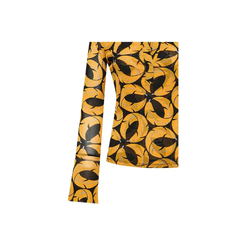 Diane Von Furstenberg SS25 Shirt Women's Orange-4
