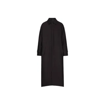 Valentino Coats Men Black