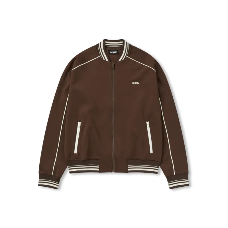 NERDY FW24 Jacket Unisex Red Brown-0