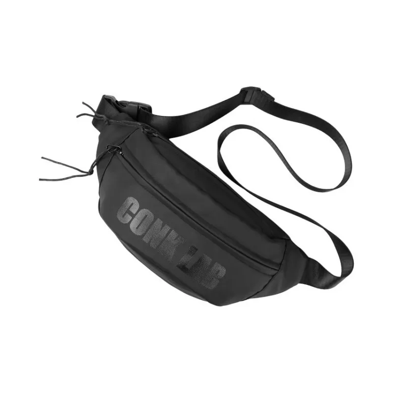 DCLOUD Nylon Shoulder Bag, Backpack, Crossbody Bag, Sling Bag Regular Unisex White/Black/Gray/Orange-4