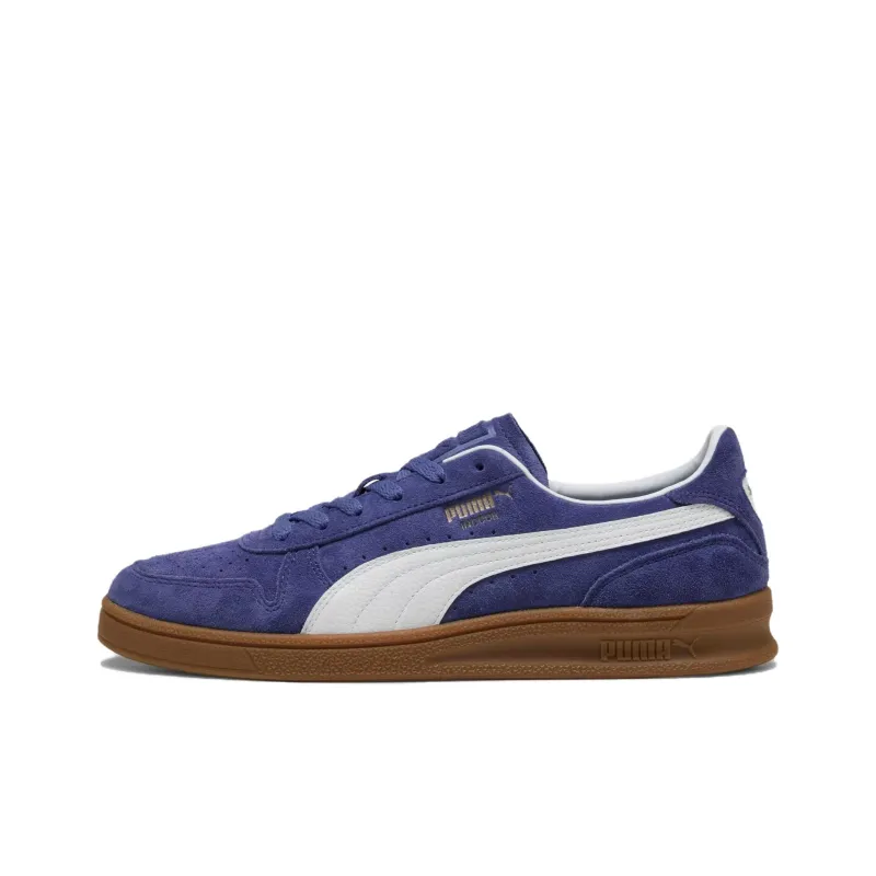 PUMA Indoor Soft Anti Slip Wear Resistant Low Top Skateboard Shoes Unisex Blue-0