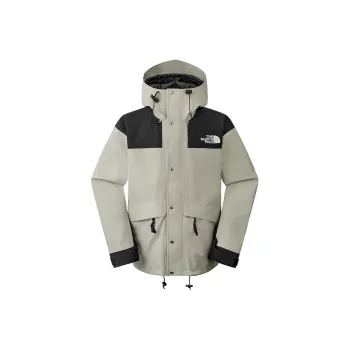 THE NORTH FACE 1986 Series FW24 Fall Waterproof, Windproof, And Breathable ICON Windbreaker Jacket Unisex Clay Gray