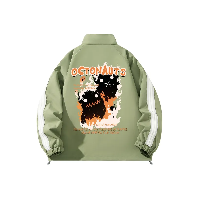 Small Columns Under The Sea Jackets Coats Unisex-8