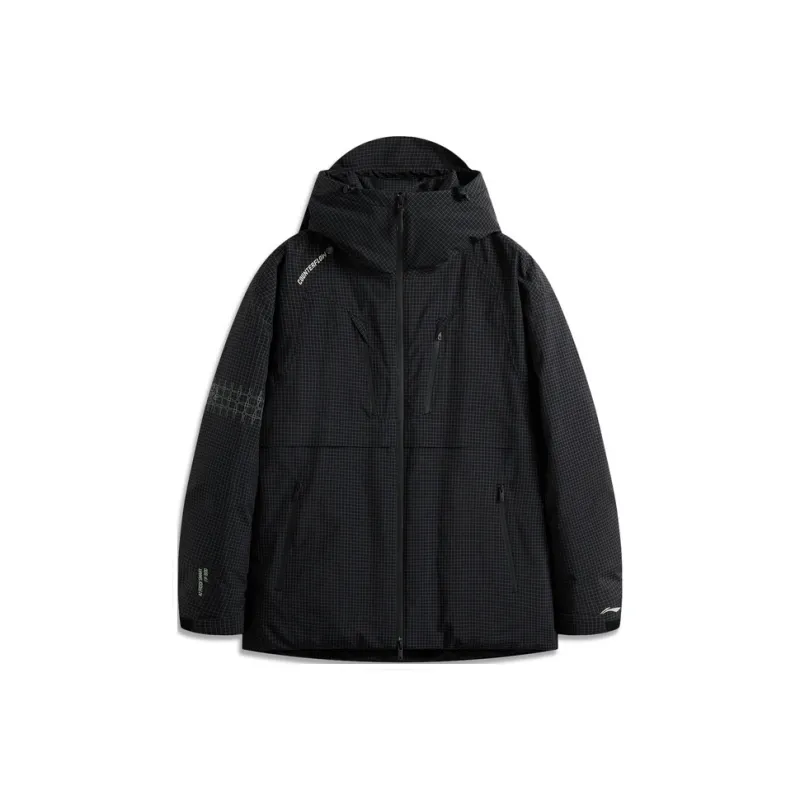 LiNing CF Tracing Dragon Armor Collection Outdoor Collection Windbreaker Jacket Unisex Black-0