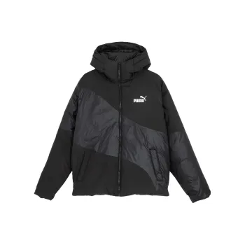 PUMA IG CAT HOODED DOWN PUFFER JACKET Down Jacket Men's Black