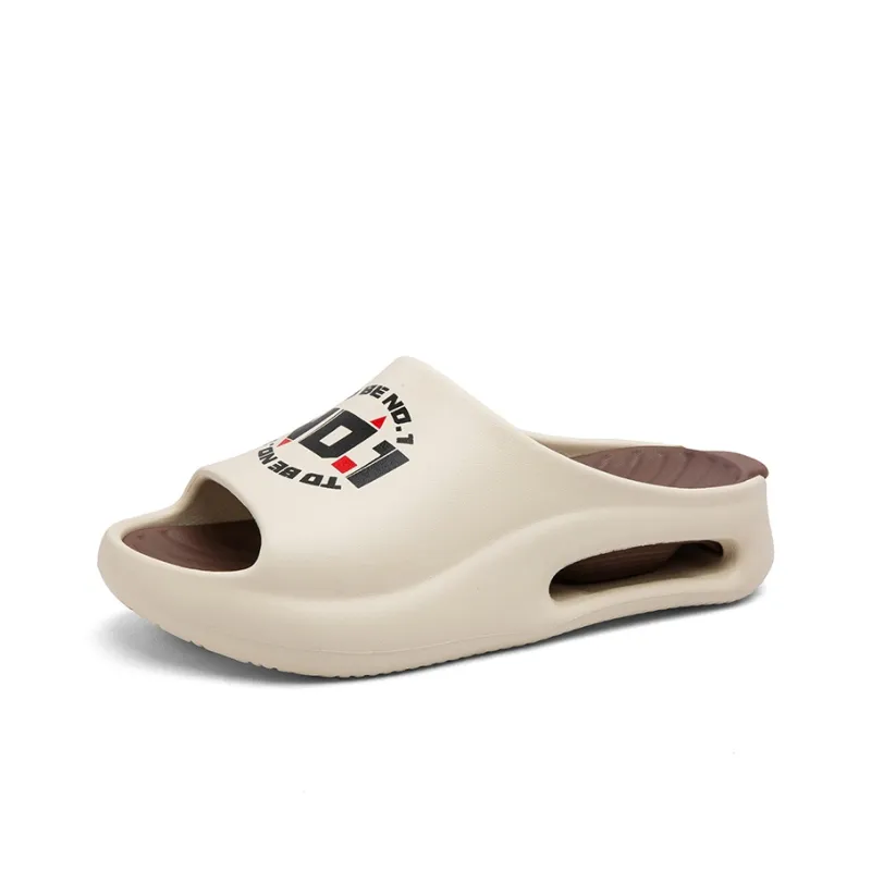 CariteSport EVA Quiet Slip Resistant Odor Resistant Abrasion Resistant Quick Dry Cushioning Slide Slippers Unisex-10