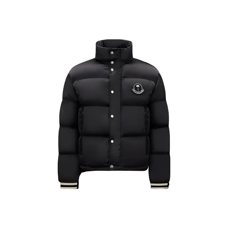 Palm Angels X MONCLER GENIUS MONCLER GENIUS X PALM ANGEL Down Jackets Unisex Black-0