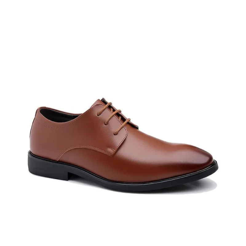 LUOMAIKE Dress Shoes Men Low Top Black, Brown, White-1