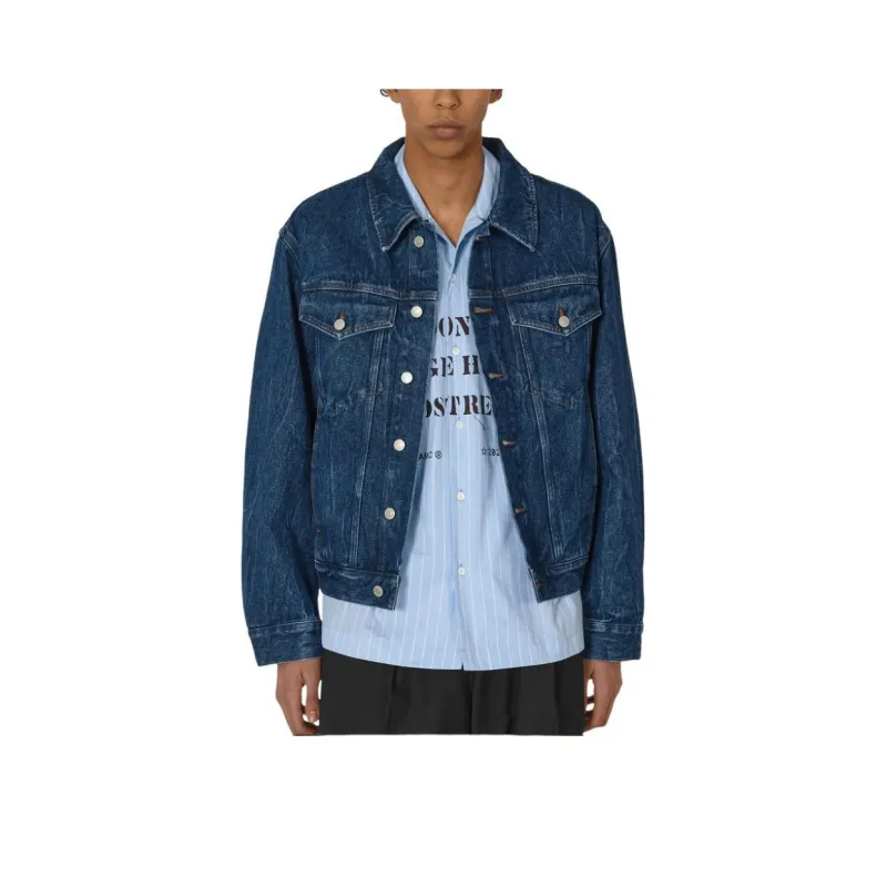 DRIES VAN NOTEN Denim Jacket Men's Blue-0