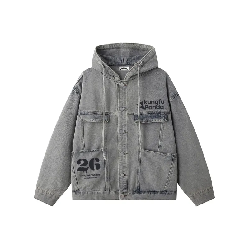 Kung Fu Panda Denim Jacket Unisex-7
