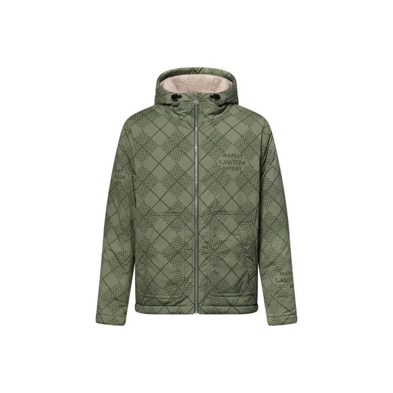 LOUIS VUITTON Reversible Nylon And Fleece Windbreaker-0