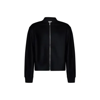 JIL SANDER Zip-Up Long-Sleeved Bomber Jacket