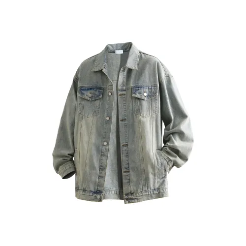 quilted logo-patch jacket Nude