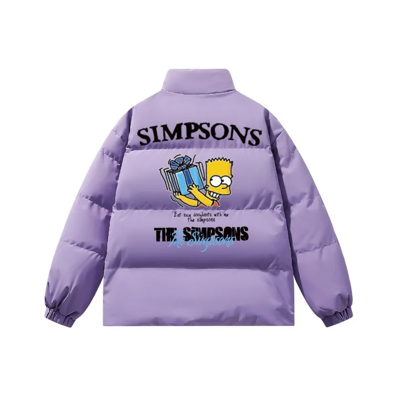 The Simpsons Puffer Jacket Unisex-25