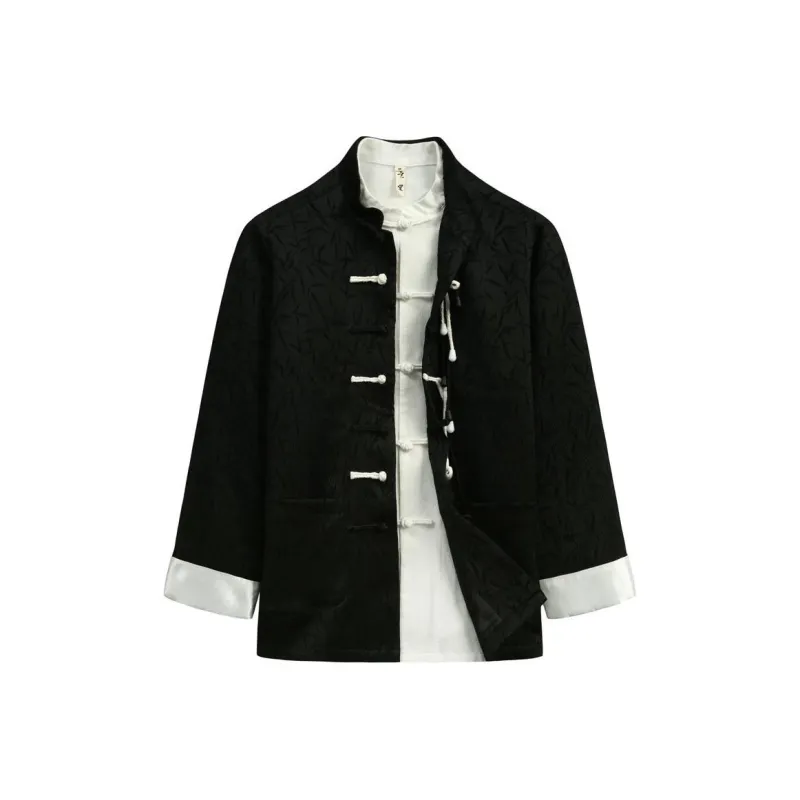 XUANSHENG Jackets Coats Men's Black-0