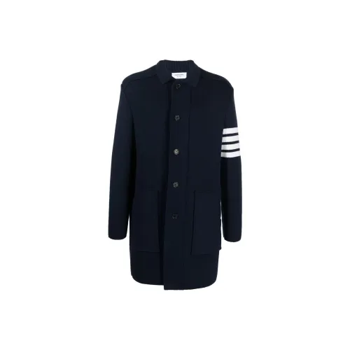 THOM BROWNE Four Bar Drawstring Joggers