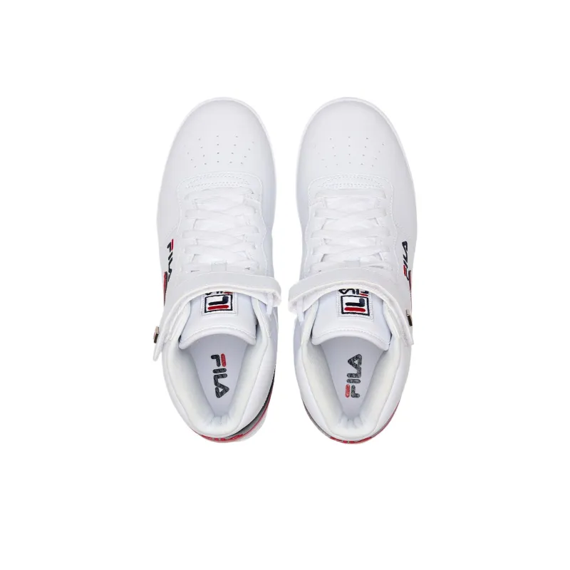 FILA Vulc 13 Collection High Top Skateboard Shoes Women's White-3