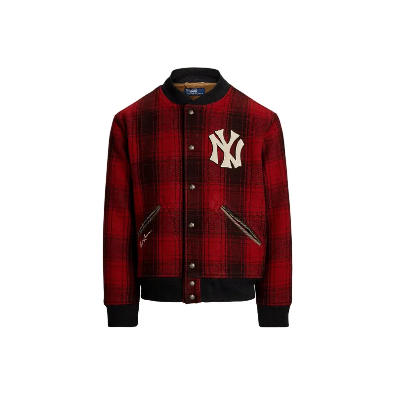 Polo Ralph Lauren x MLB FW24 Jackets Coats Men's Black Red-0