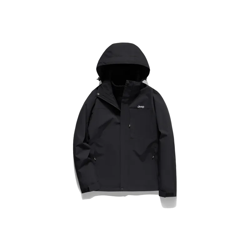 Jeep Leisure Collection Outdoor Hiking For Urban Living/Travel/Commuting Windbreaker Jacket Unisex-14