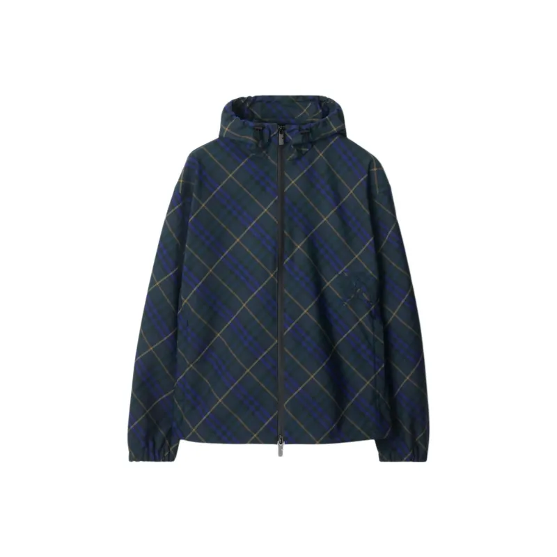 Burberry Check Pattern Hooded Jacket-0