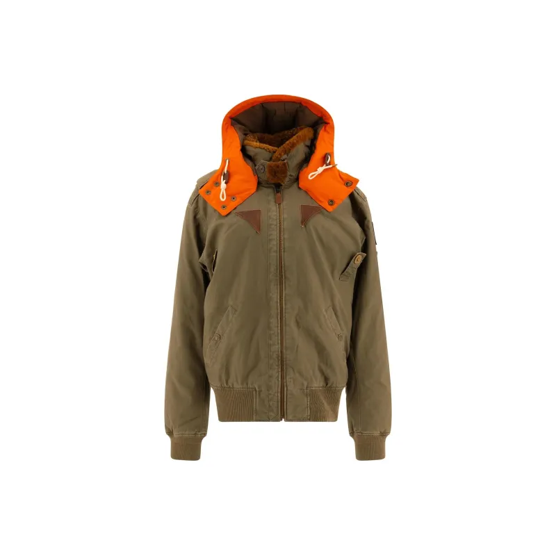 Polo Ralph Lauren Contrast Hooded Bomber Jacket-0