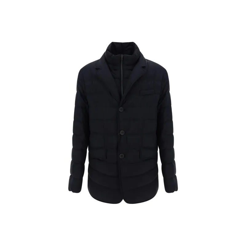 HERNO La Giacca High Neck Quilted Coat-0