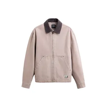 ZARA Jackets Coats Men's Light Brown Yellow