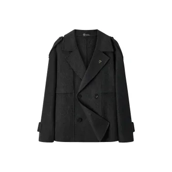 Automobili Lamborghini Coats Unisex Dark Gray