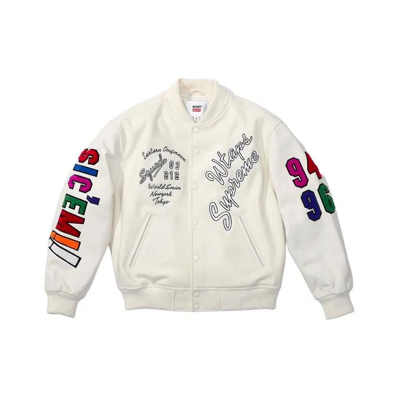 Supreme X Wtaps Varsity Jacket-3
