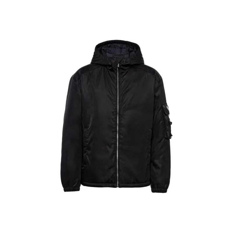 PRADA Zip Up Hooded Blouson Jacket-0