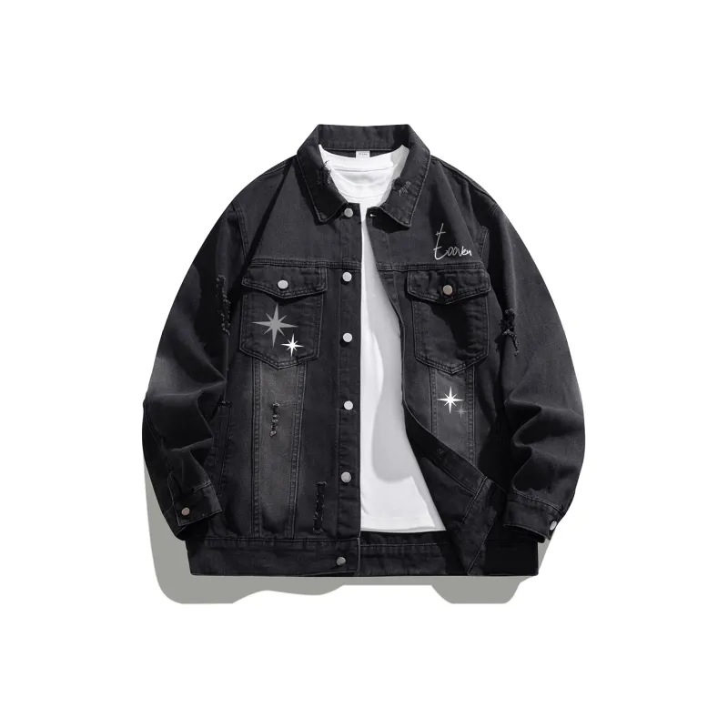 EOOVEN Denim Jackets Unisex-0