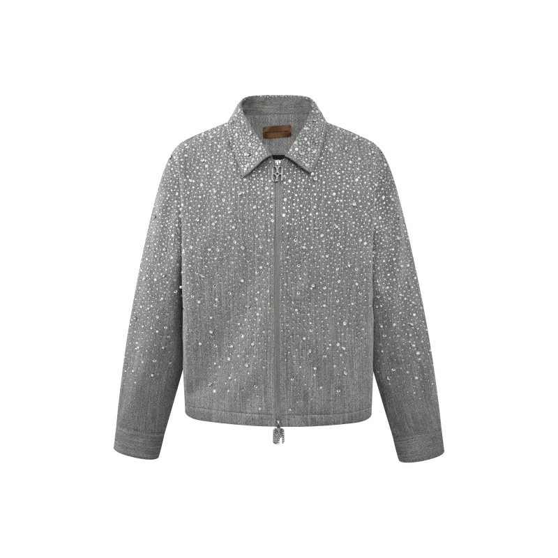 BIRTH OF ROYAL CHILD Rhinestone embellished 'Light ' Jacket-0