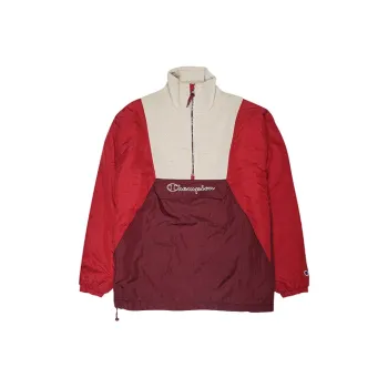 Champion Velvet-feel Coat US Version Unisex Red