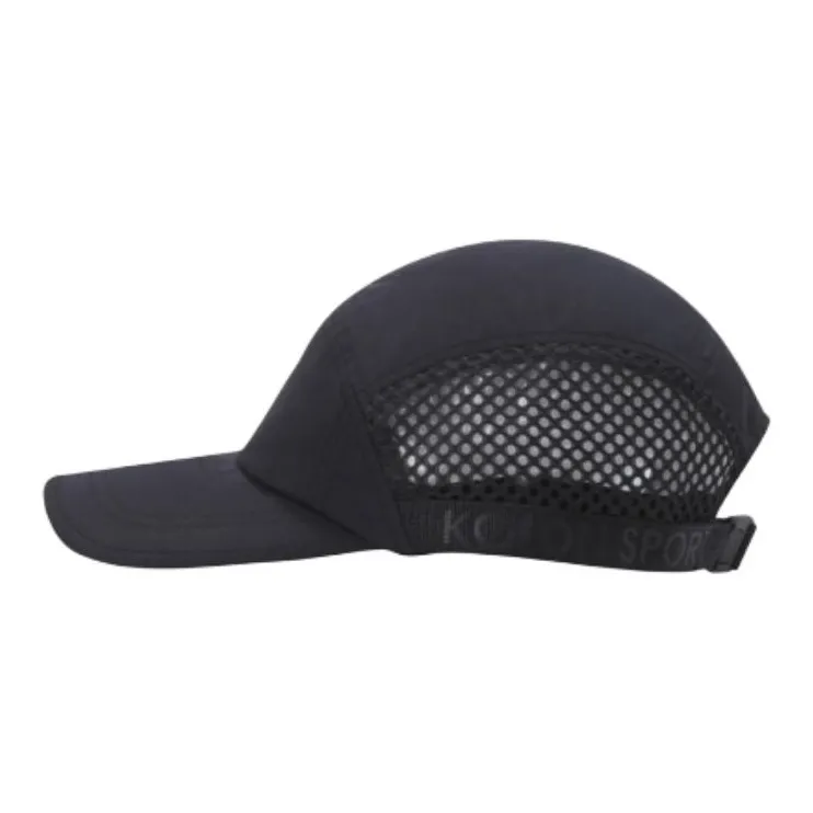KOLON SPORT Recycled Polyester Baseball Caps Unisex Black-2