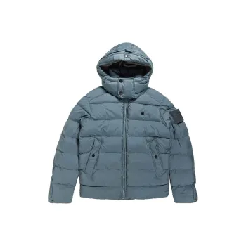 G STAR RAW Puffer Jackets Men Gray Blue