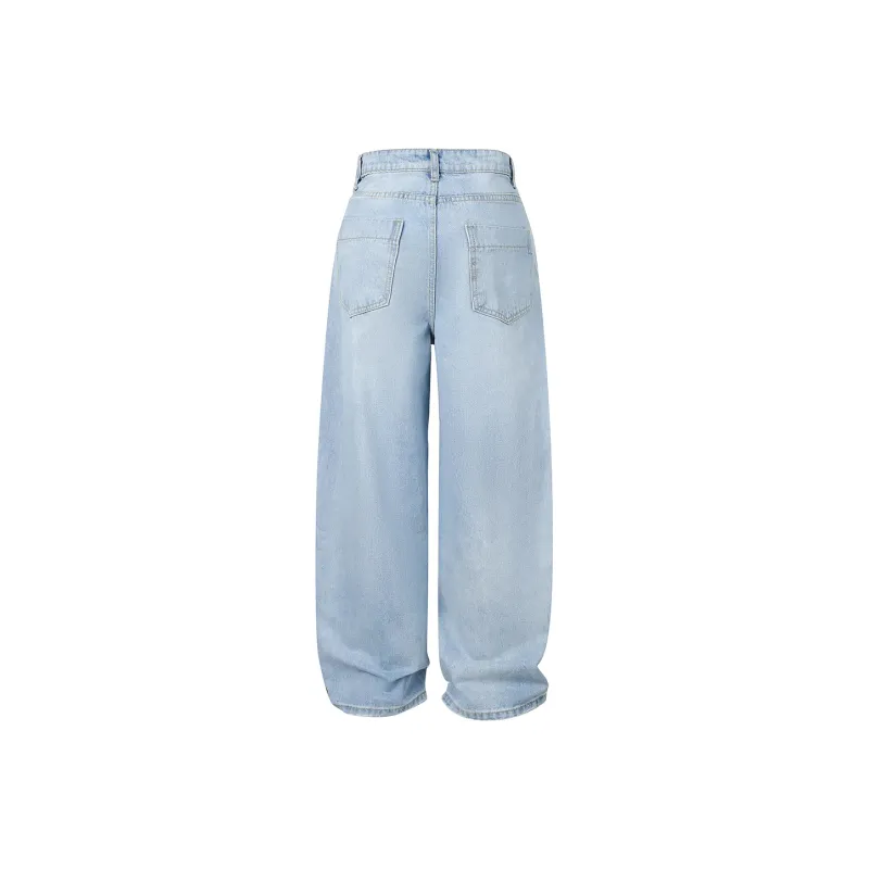NANDCHN Jeans Unisex Blue-1