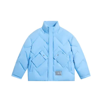 LiNing Down Jackets Men Moon White Blue